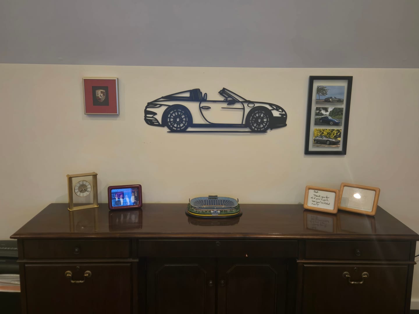 Customer photo review of Custom Metal Wall Art from Your Photo | Personalized Laser Cut Steel Decor