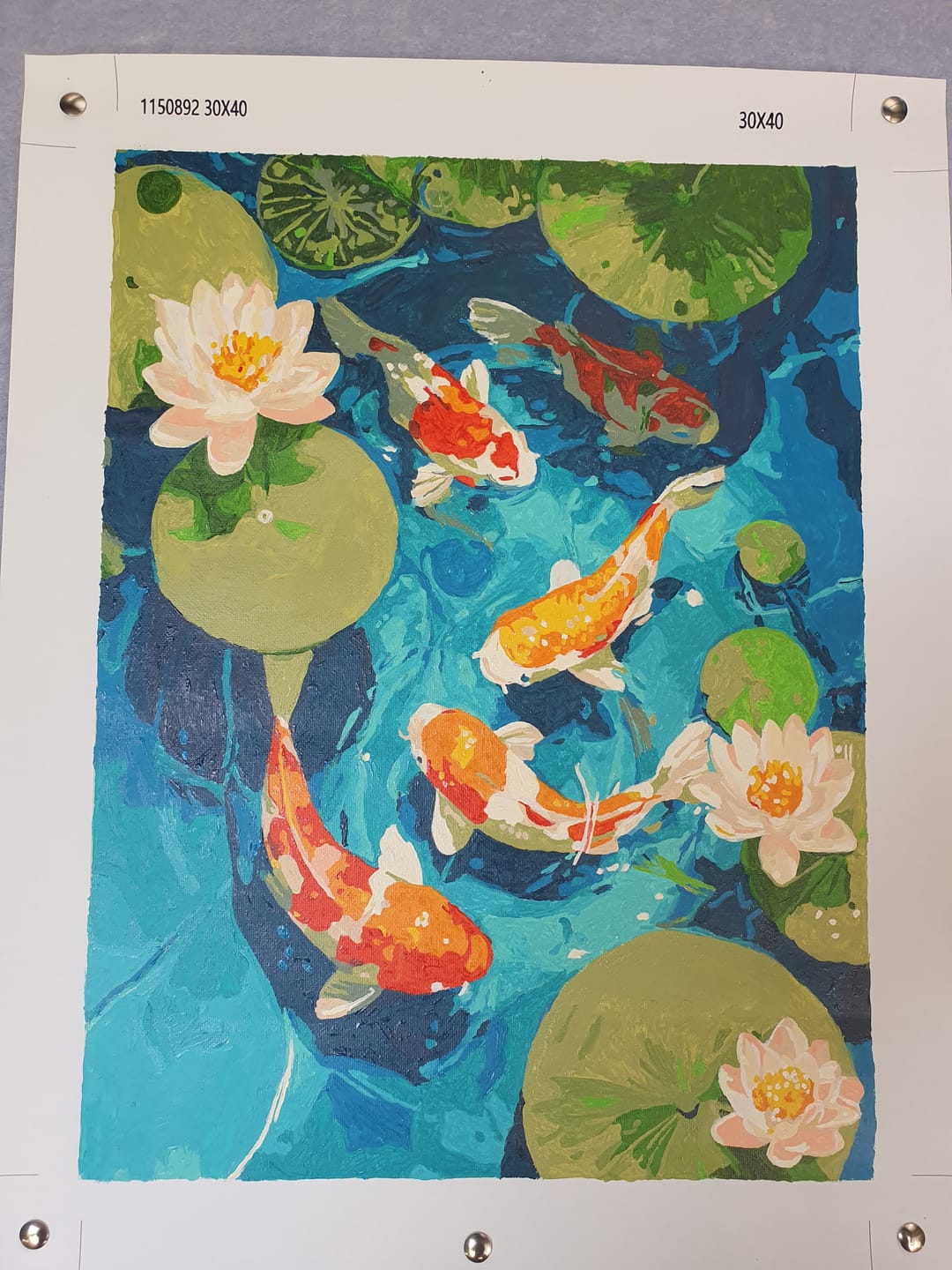 Customer photo review of Surprise Painting | Paint by Numbers