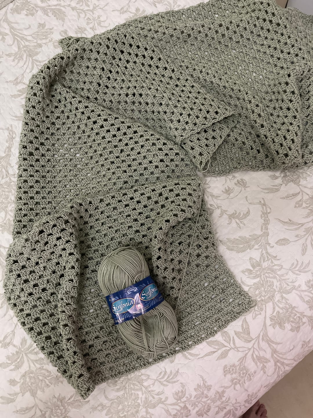 Customer photo review of Hilaza Sinfonía, marca Omega, MADEJA de 100g con 212m  ⭐