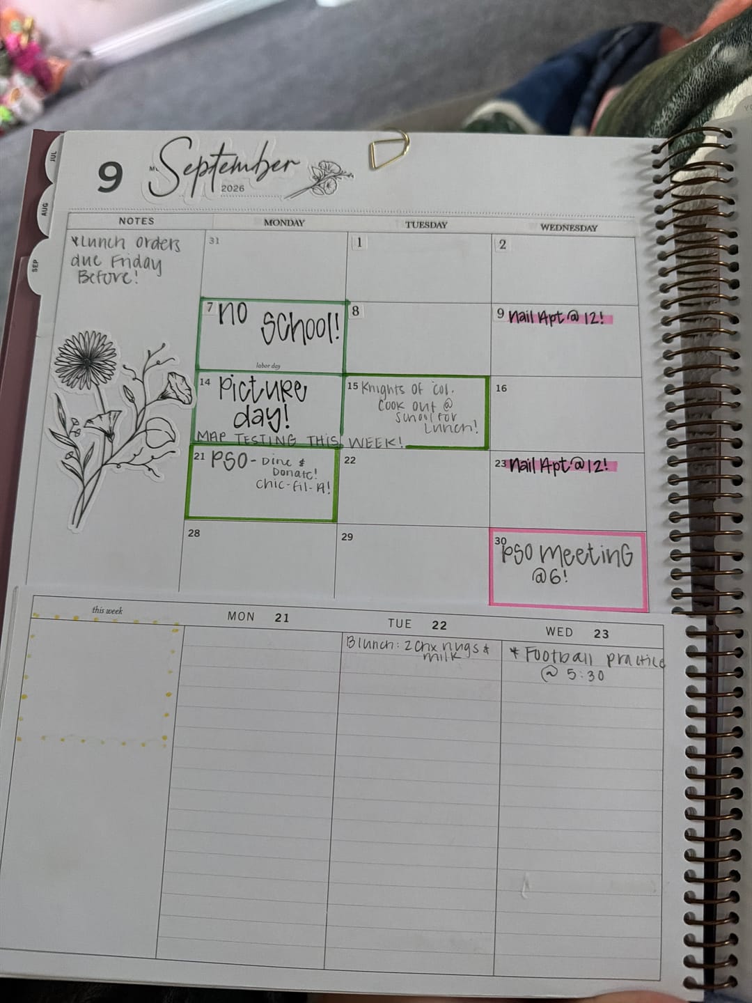 Customer photo review of Academic 2026–2027 | The Scout Planner | Fairyfold