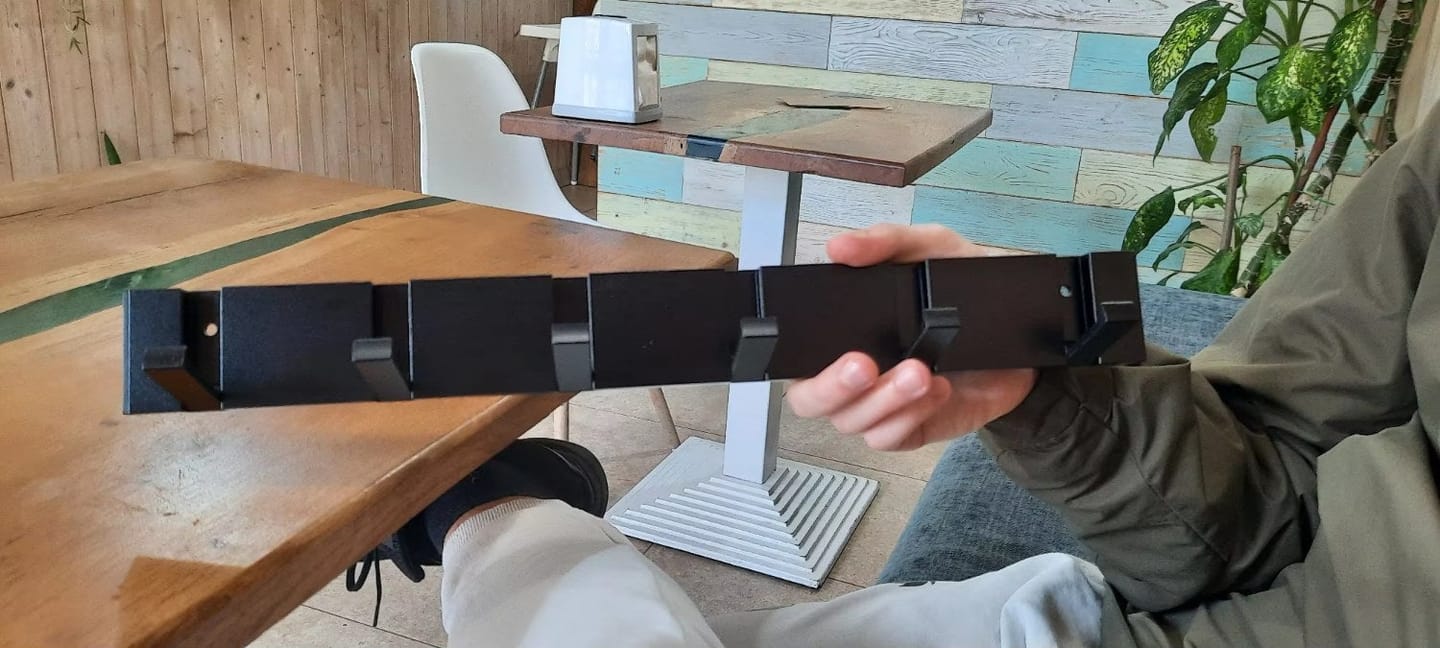 Customer photo review of KlappHook | Klappbarer Garderobenhaken