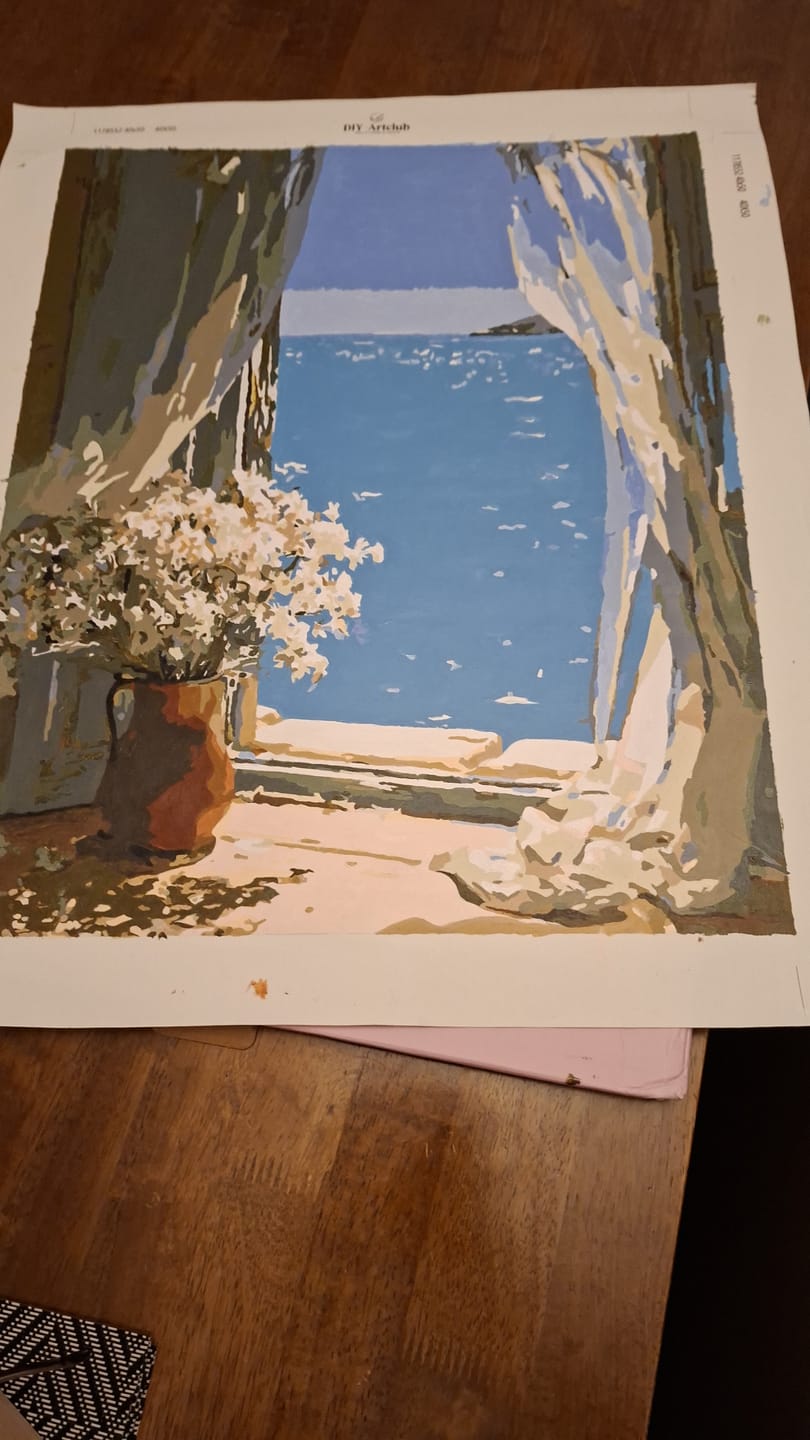 Customer photo review of Surprise Painting | Paint by Numbers