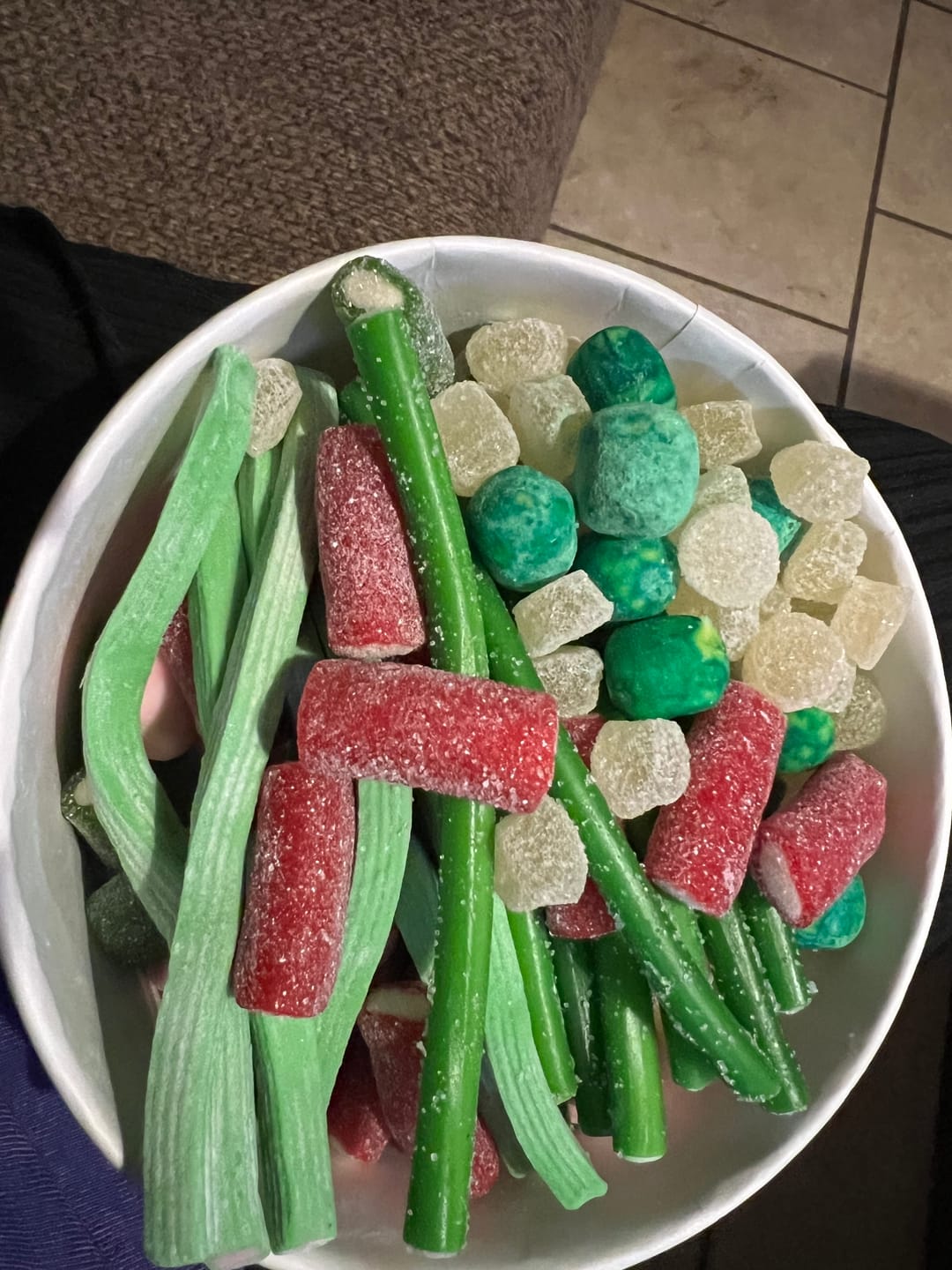Customer photo review of Poppin Candy Custom Candy Bowl: Regular-Bowl