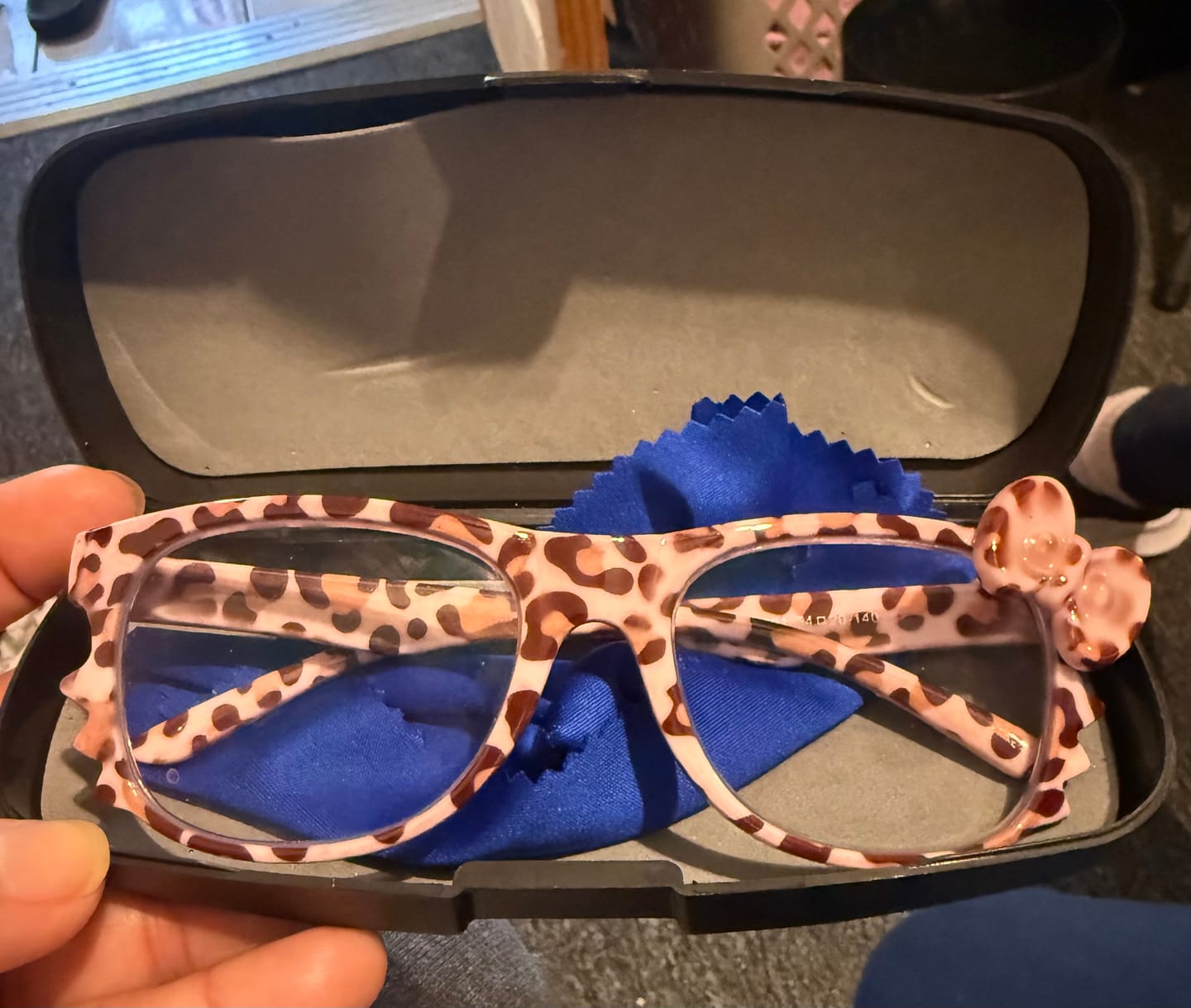 Customer photo review of Kitten Eyeglasses