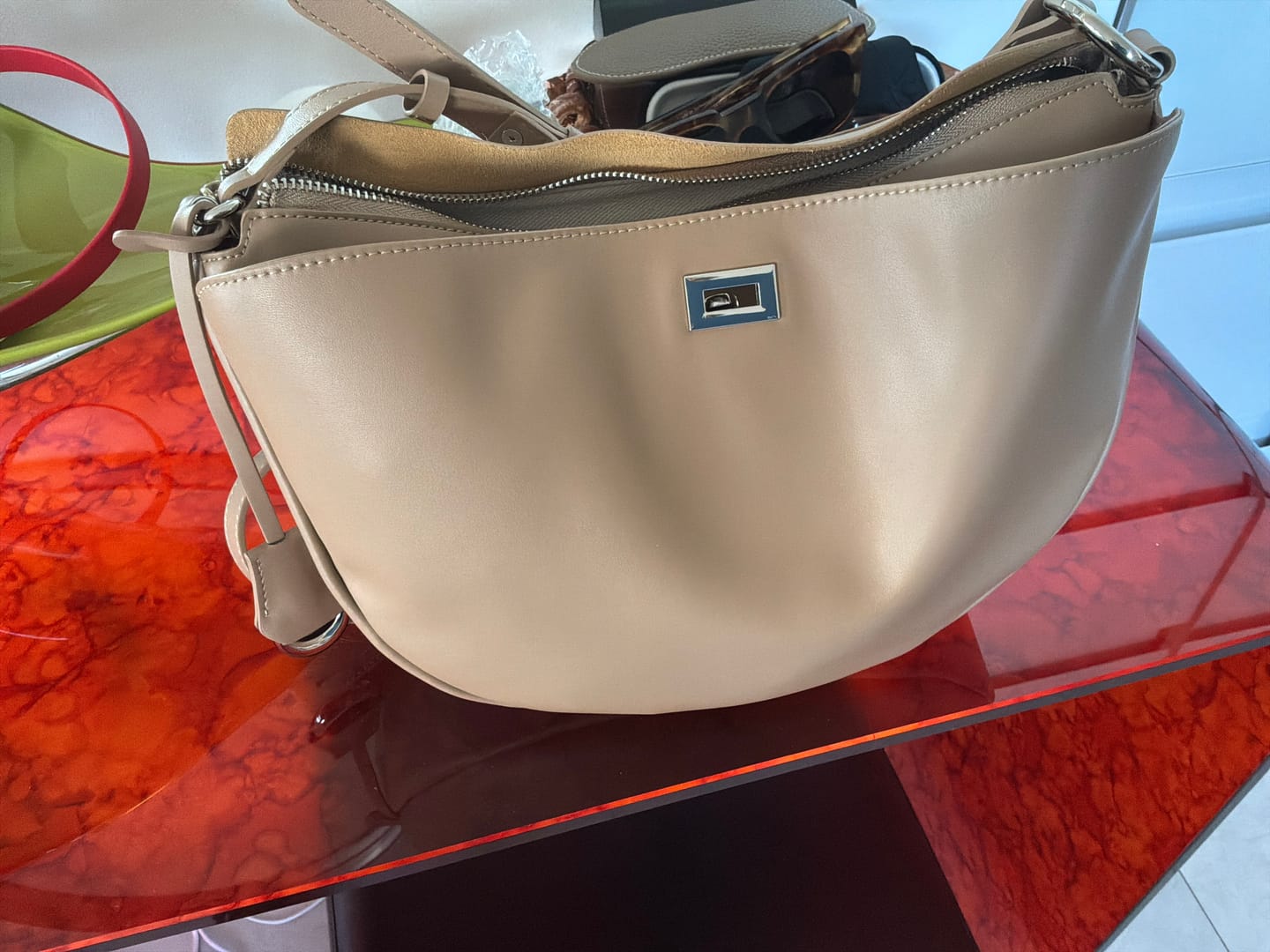 Customer photo review of Bogdana Luxe – Genuine Leather Bag