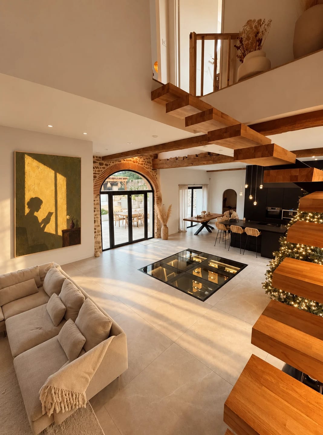 Customer photo review of Expressive Contemporary Art｜Golden Light Reader