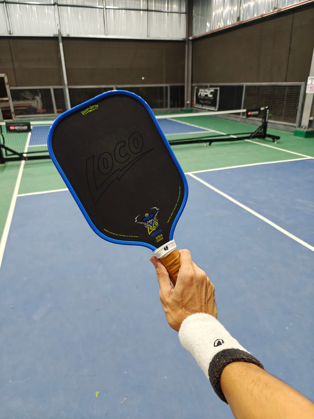 Customer photo review of The Loco 16mm Pickleball Paddle Elongated