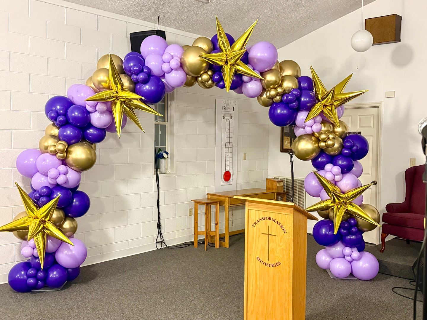 Customer photo review of 10x8ft Aluminum Alloy Tube Arch Balloon Flower Stand For Wedding Birthday Baby Shower