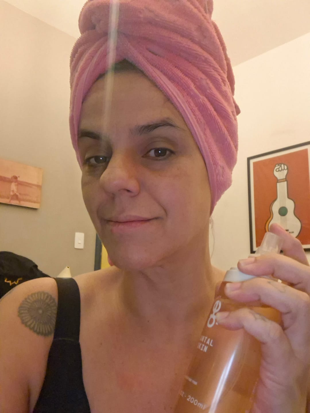 Customer photo review of santal skin | body & hair mist