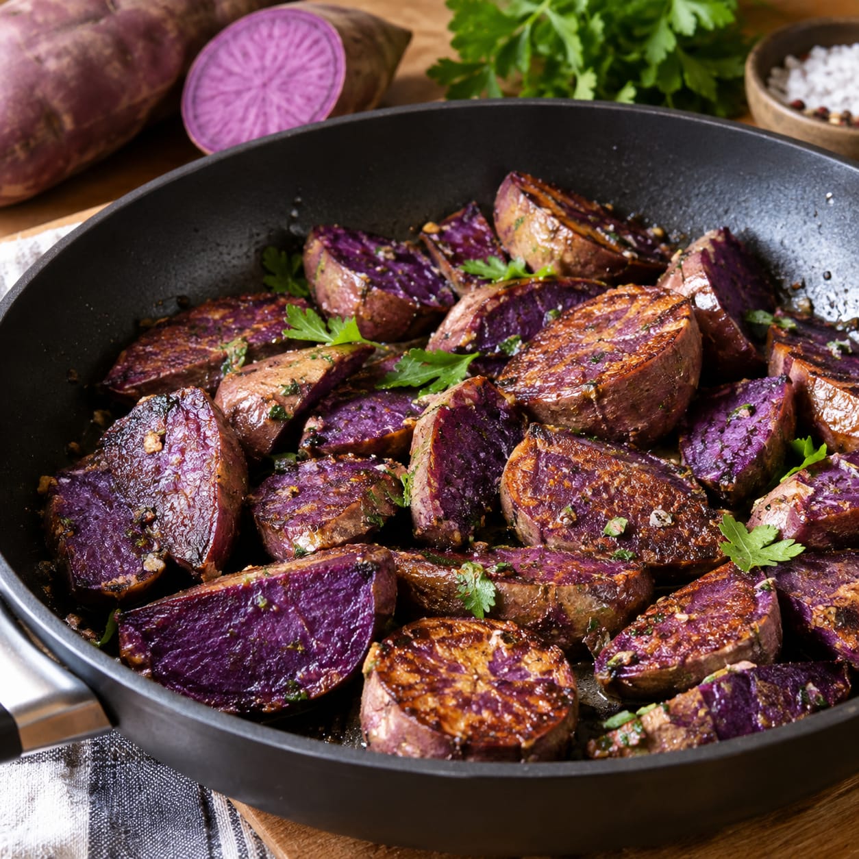 Customer photo review of Süsskartoffel violett "Okinawa" Bio & Demeter