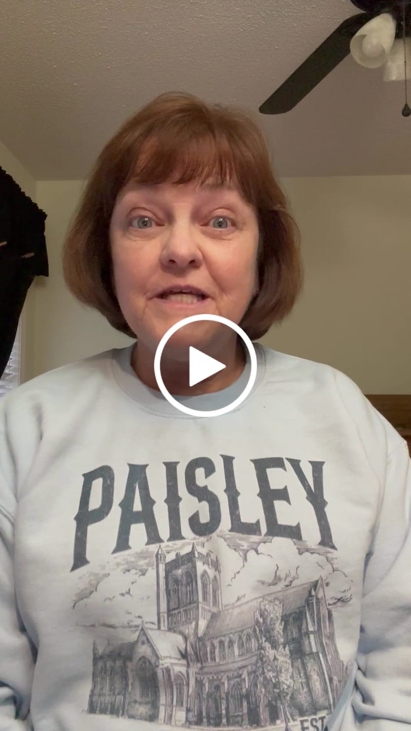 Customer video review of Paisley Scotland Sketch Sweatshirt
