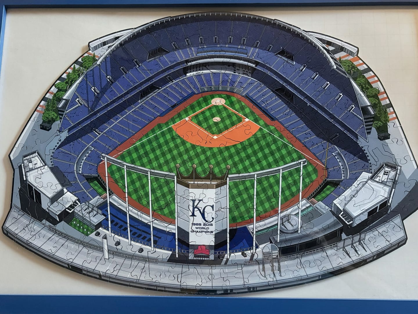 Customer photo review of Kansas City Royals™ Kauffman Stadium Wooden Puzzle