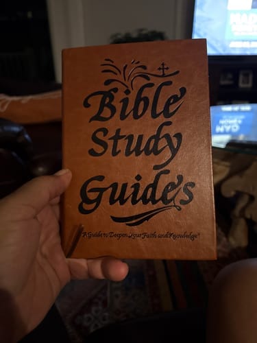 Customer photo review of Bible Study Guide Journal – 66 Pages