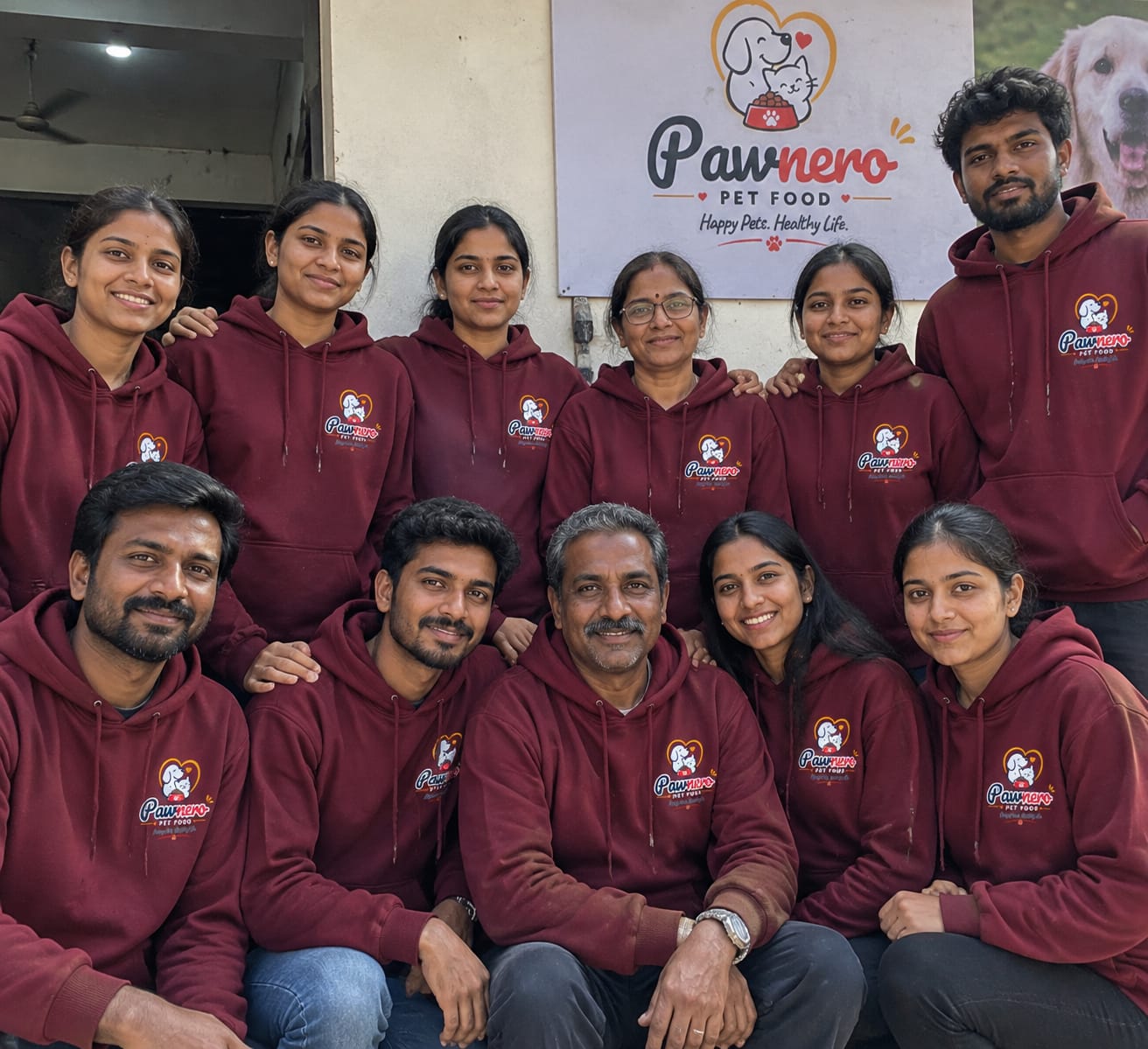 Customer photo review of Customized Hoodies With Your Company Logo | Order Logo Printed Hoodies | PrintMine.in