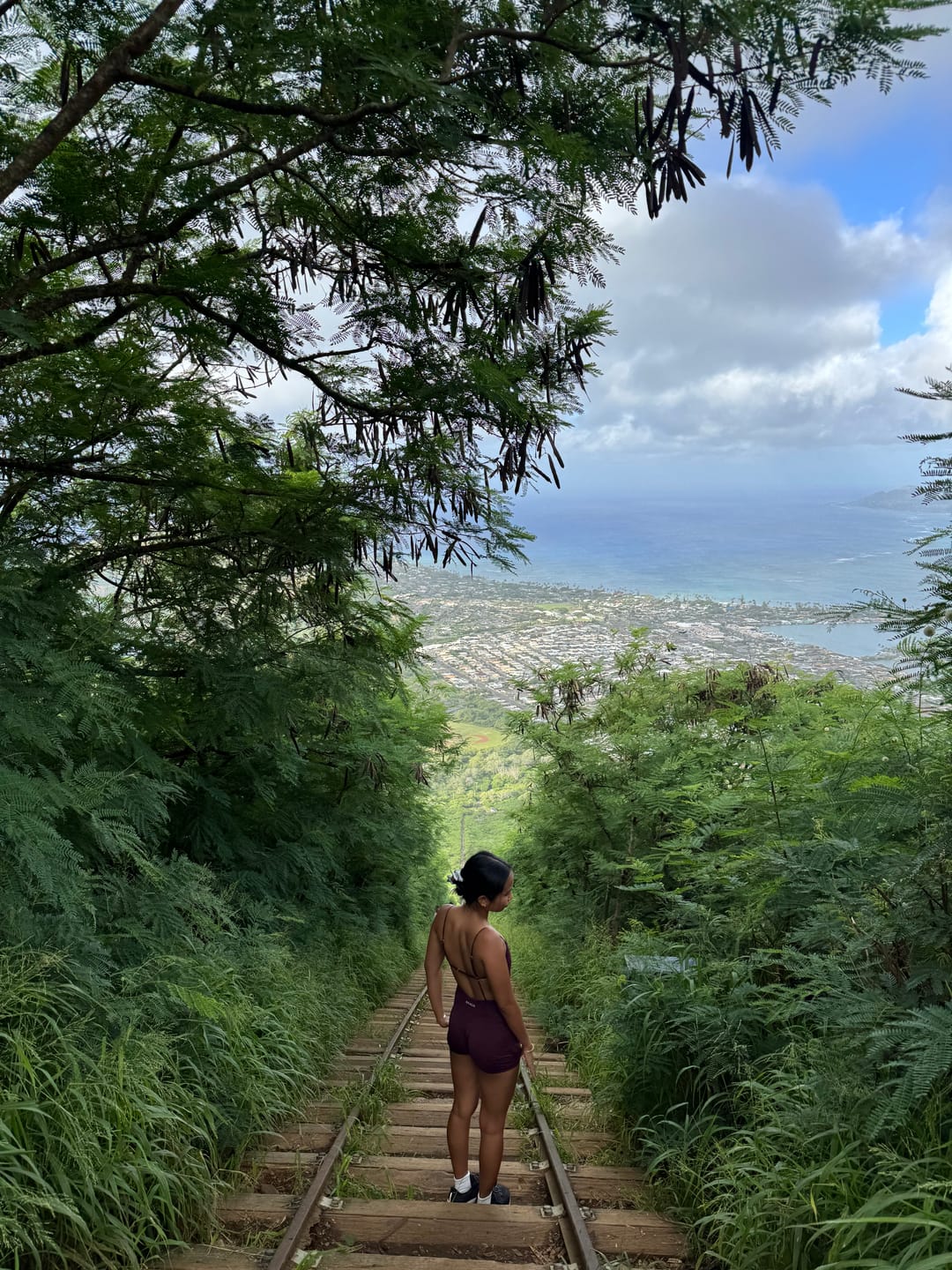 Customer photo review of Iwa Active Romper - Plum
