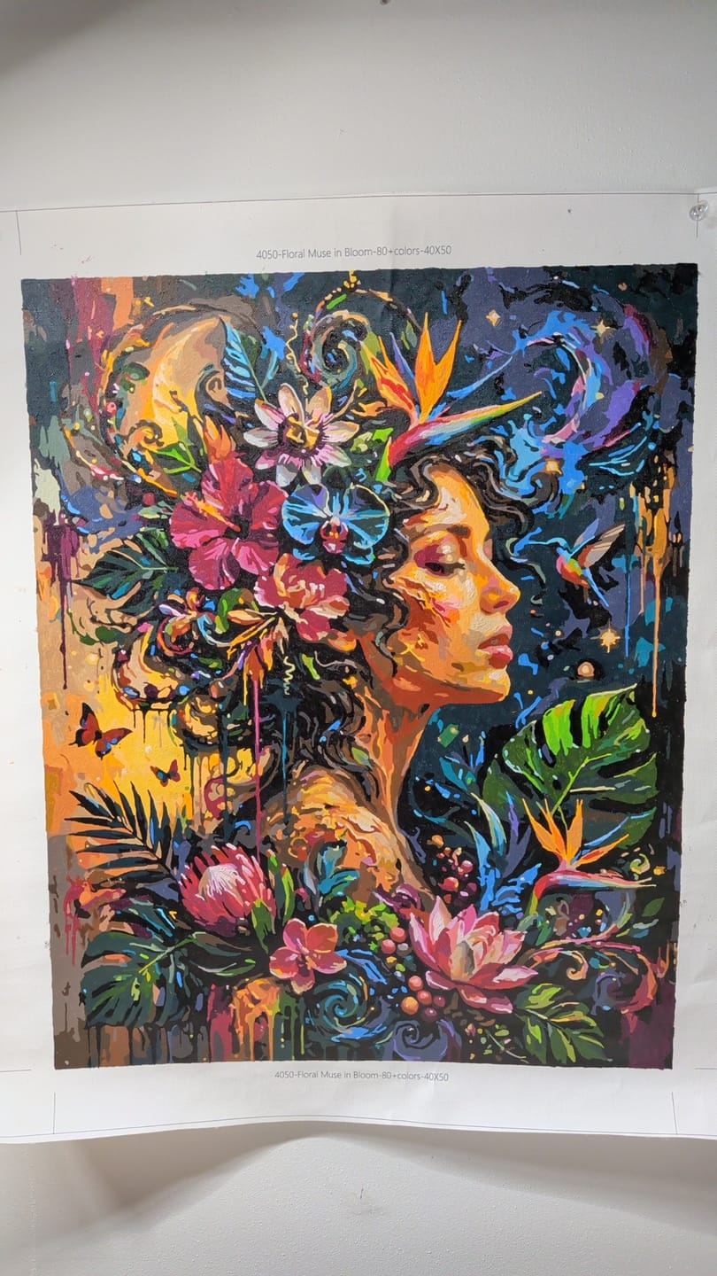 Customer photo review of Floral Muse in Bloom