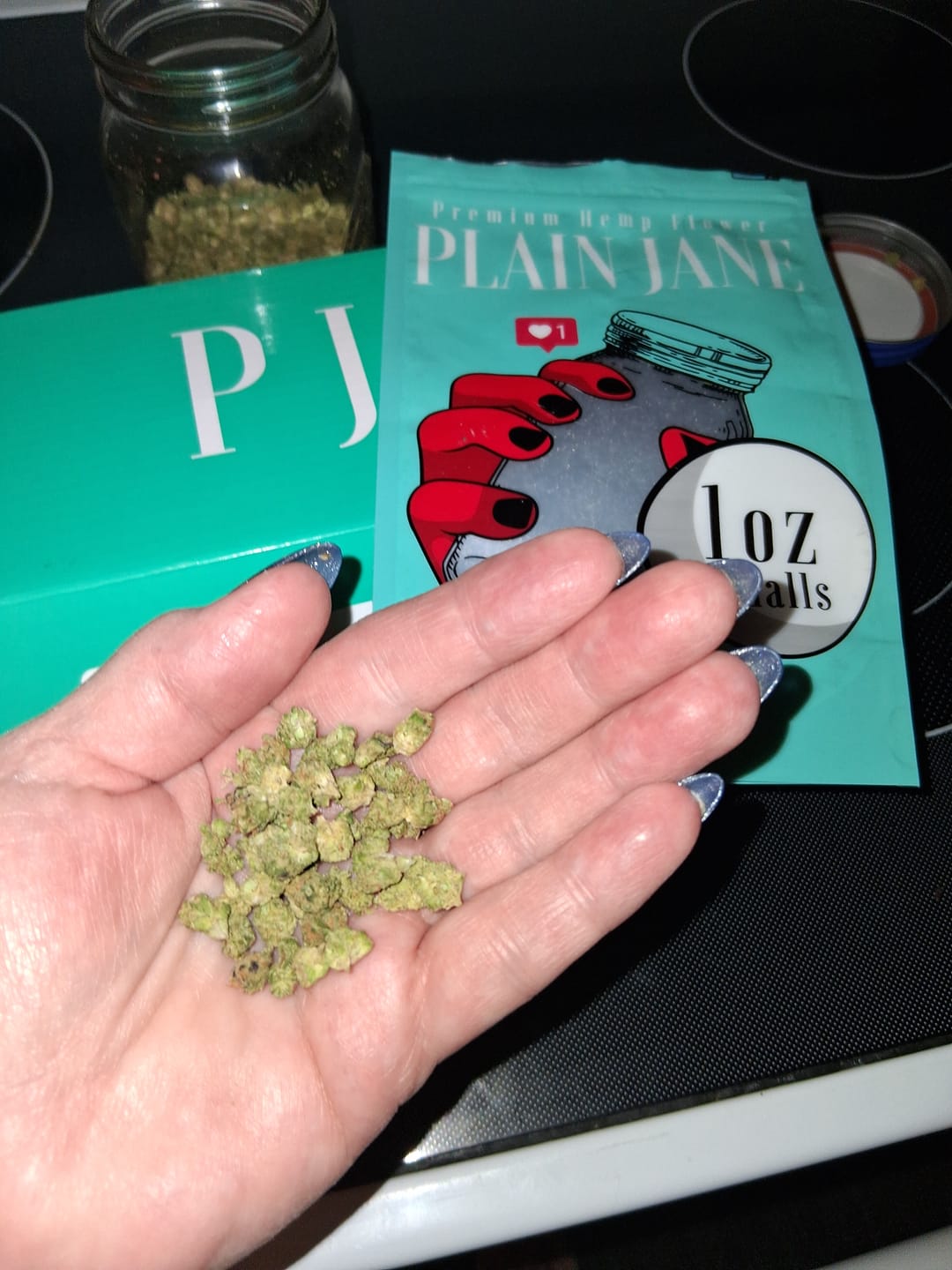 Customer photo review of 1 Oz Cheap THCA Small Buds