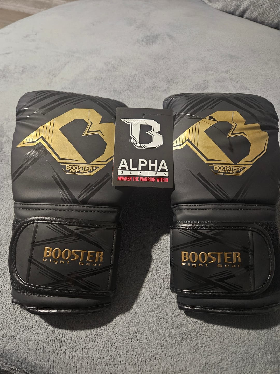 Customer photo review of Booster Bokshandschoenen BFG Alpha - Zwart/Goud