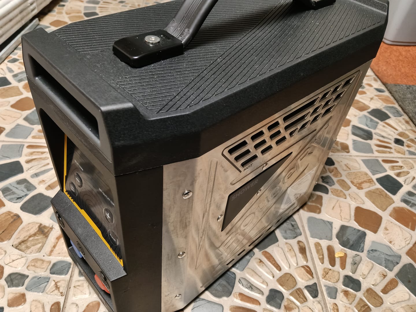 Customer photo review of BougeRV Neuer tragbarer Propangas-Wassererhitzer für Campingzwecke im Freien