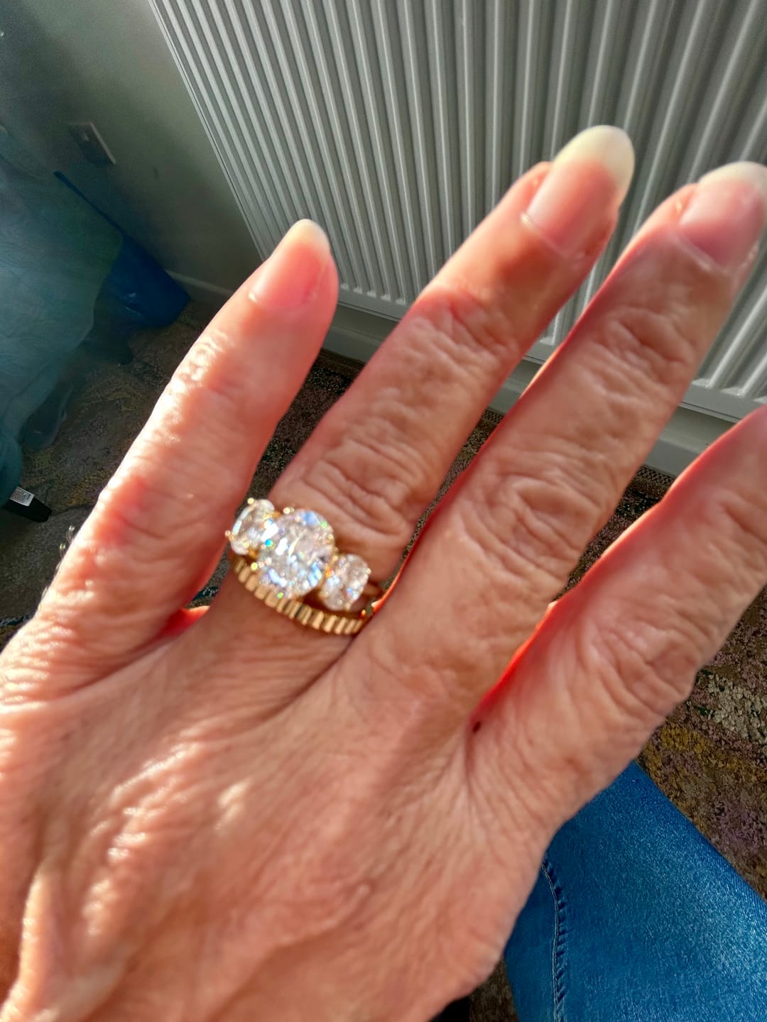 Customer photo review of Mini Pleat Slim Ring