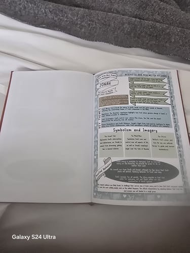 Customer photo review of Bible Study Guide Journal – 66 Pages