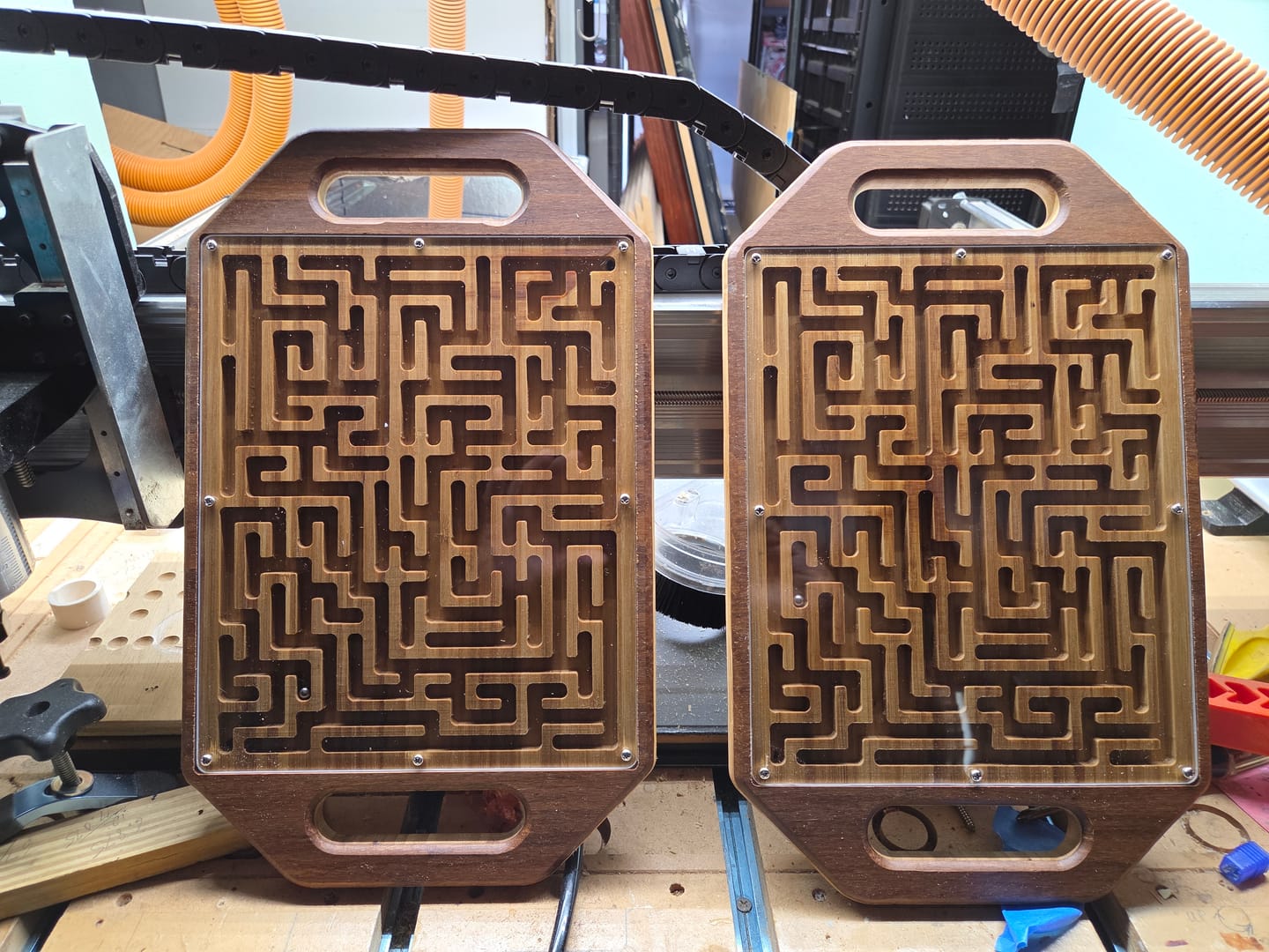 Customer photo review of Interactive Maze Game CNC Kit