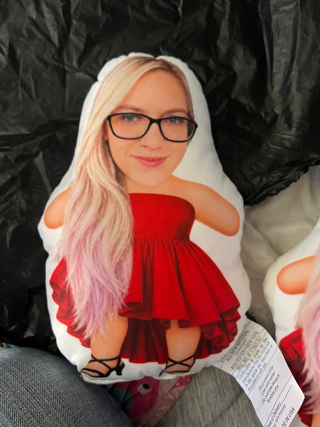 Customer photo review of Boyfriend & Girlfriend Pillow