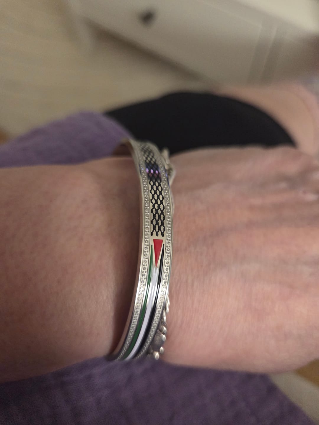 Customer photo review of Palestine Heritage Cuff
