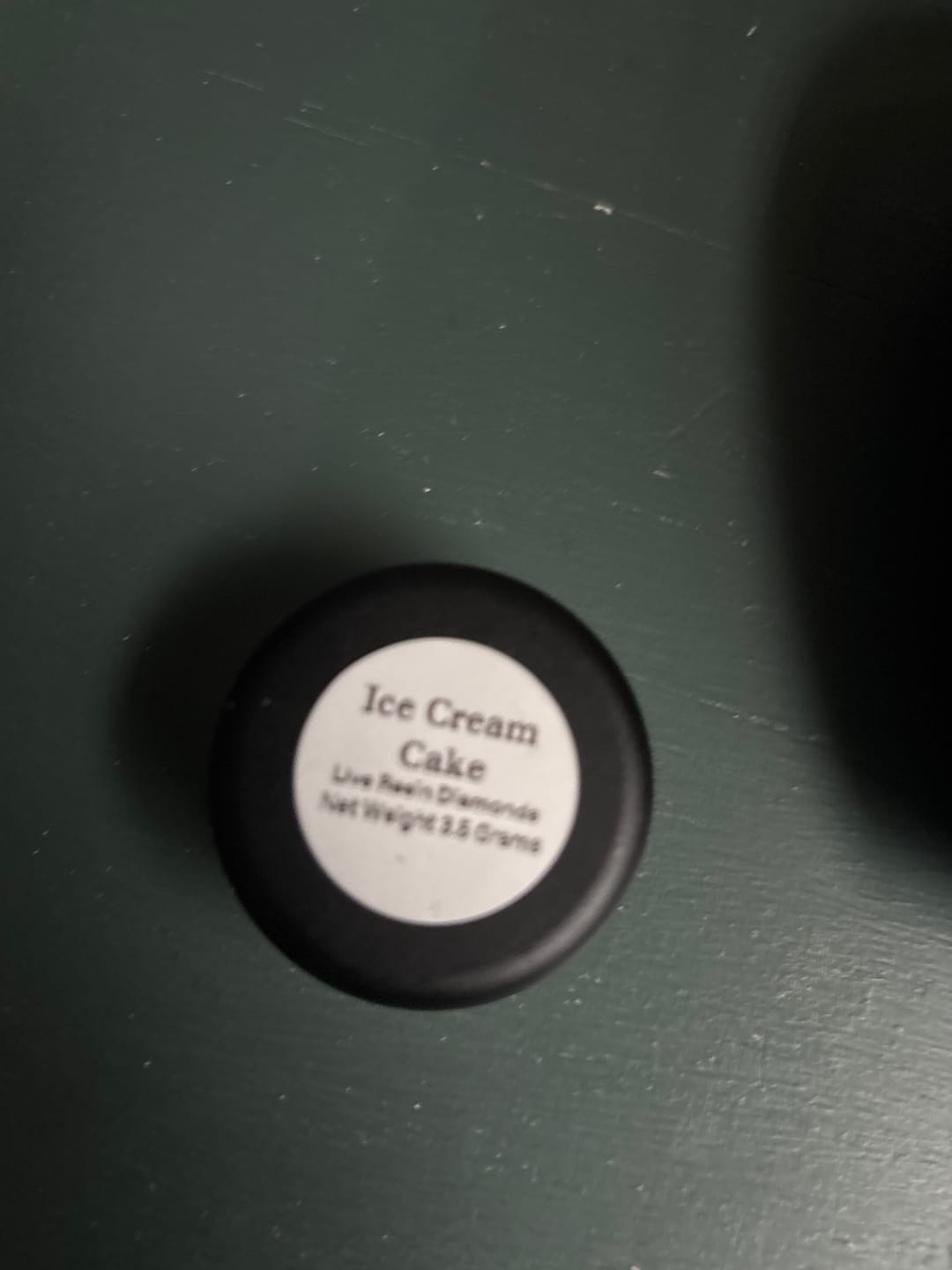 Customer photo review of Ice Cream Cake | Live Resin Diamonds