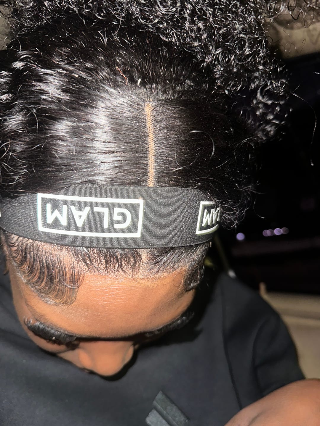 Customer photo review of Shake N Go Naked Nature Brazilian 100% Human Hair Lace Frontal Wig - BOHEMIAN CURL - Wet & Wavy
