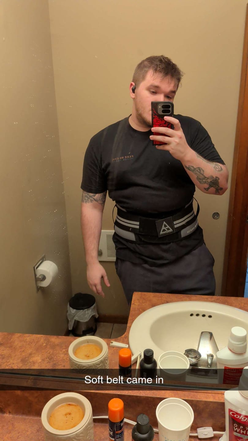 Customer photo review of Evolution Athletics Sport Belt