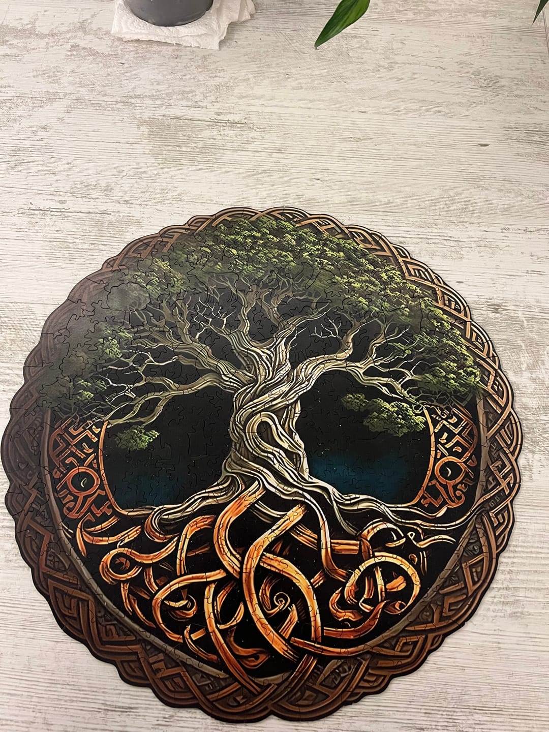 Customer photo review of Celtic Ağacı - Ahşap Puzzle