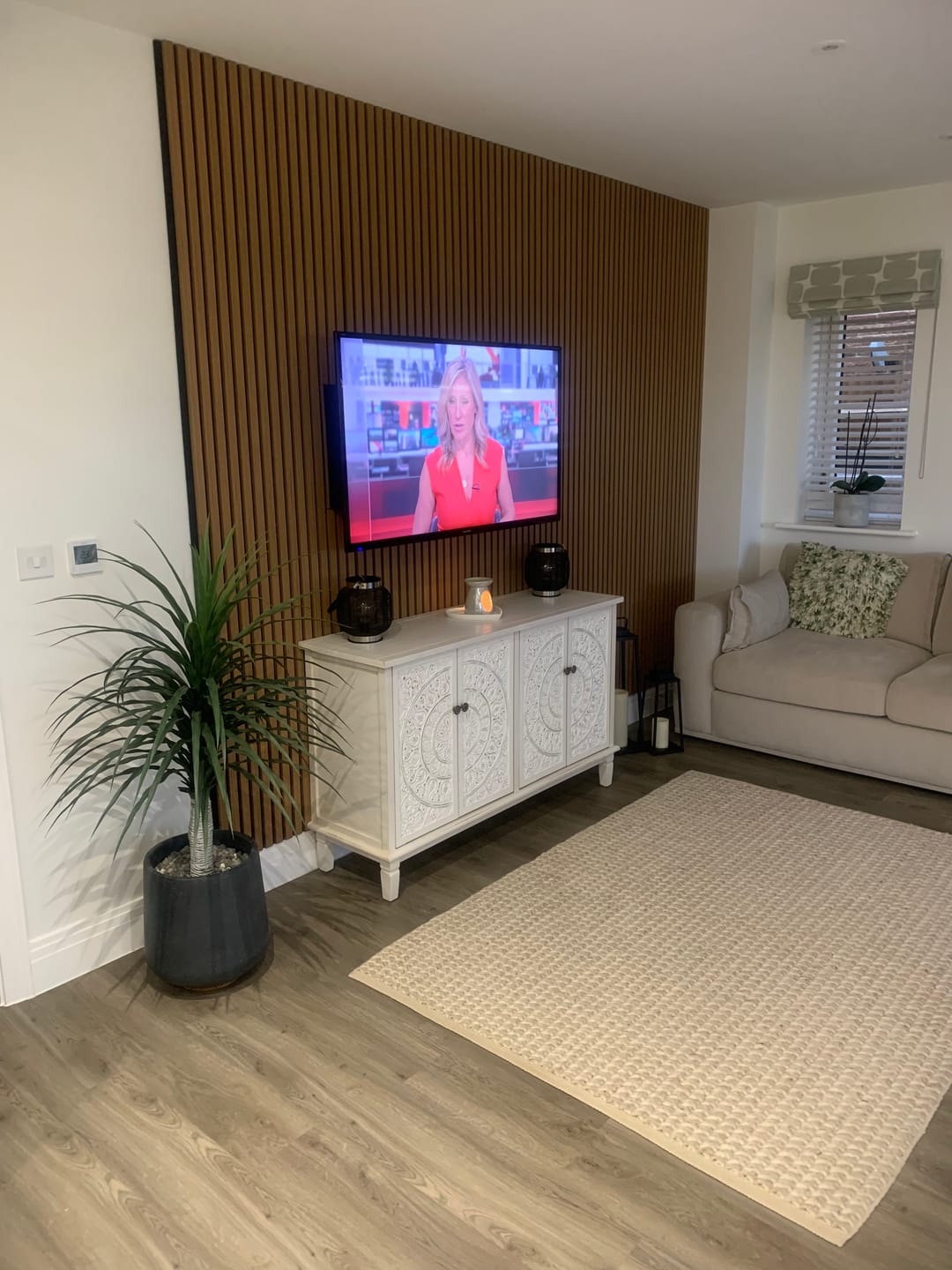 Customer photo review of Acoustic Wall Panel Sample