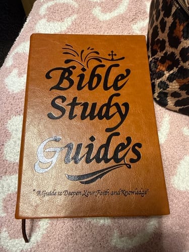 Customer photo review of Bible Study Guide Journal – 66 Pages