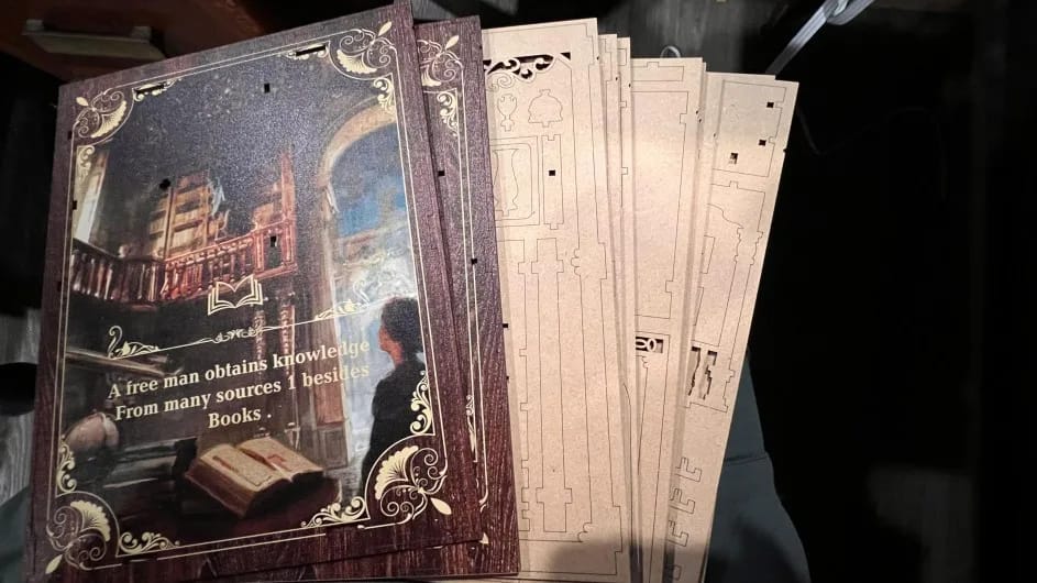 Customer photo review of Booknook Kit | Wisdom Ring