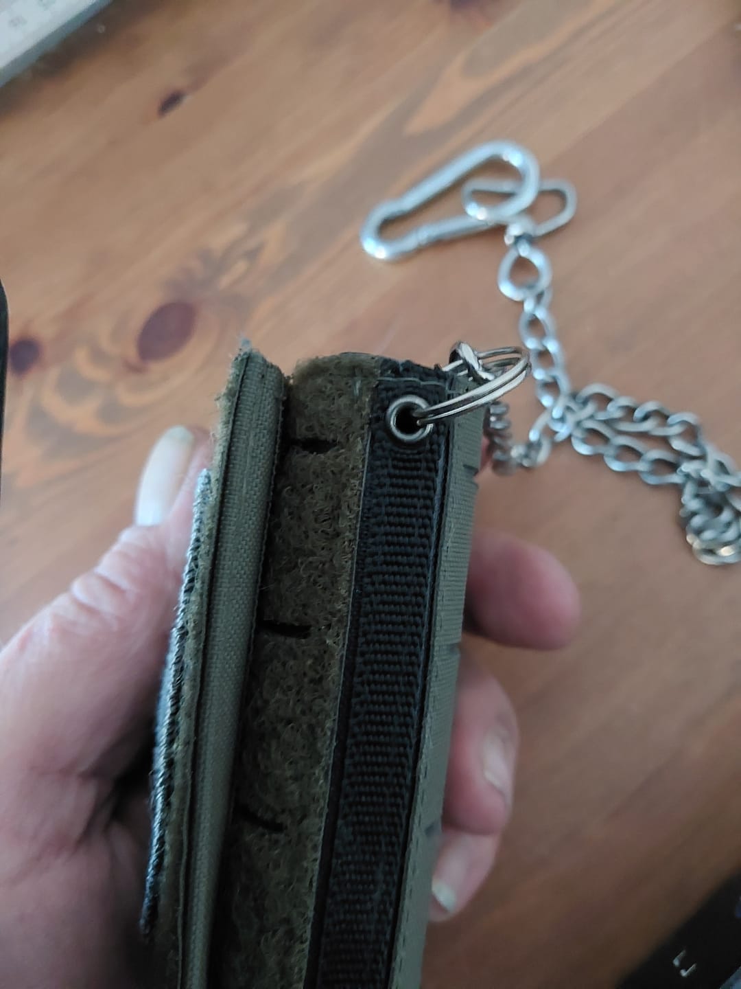 Customer photo review of Tactical Wallet MK2 - Steingrau Oliv