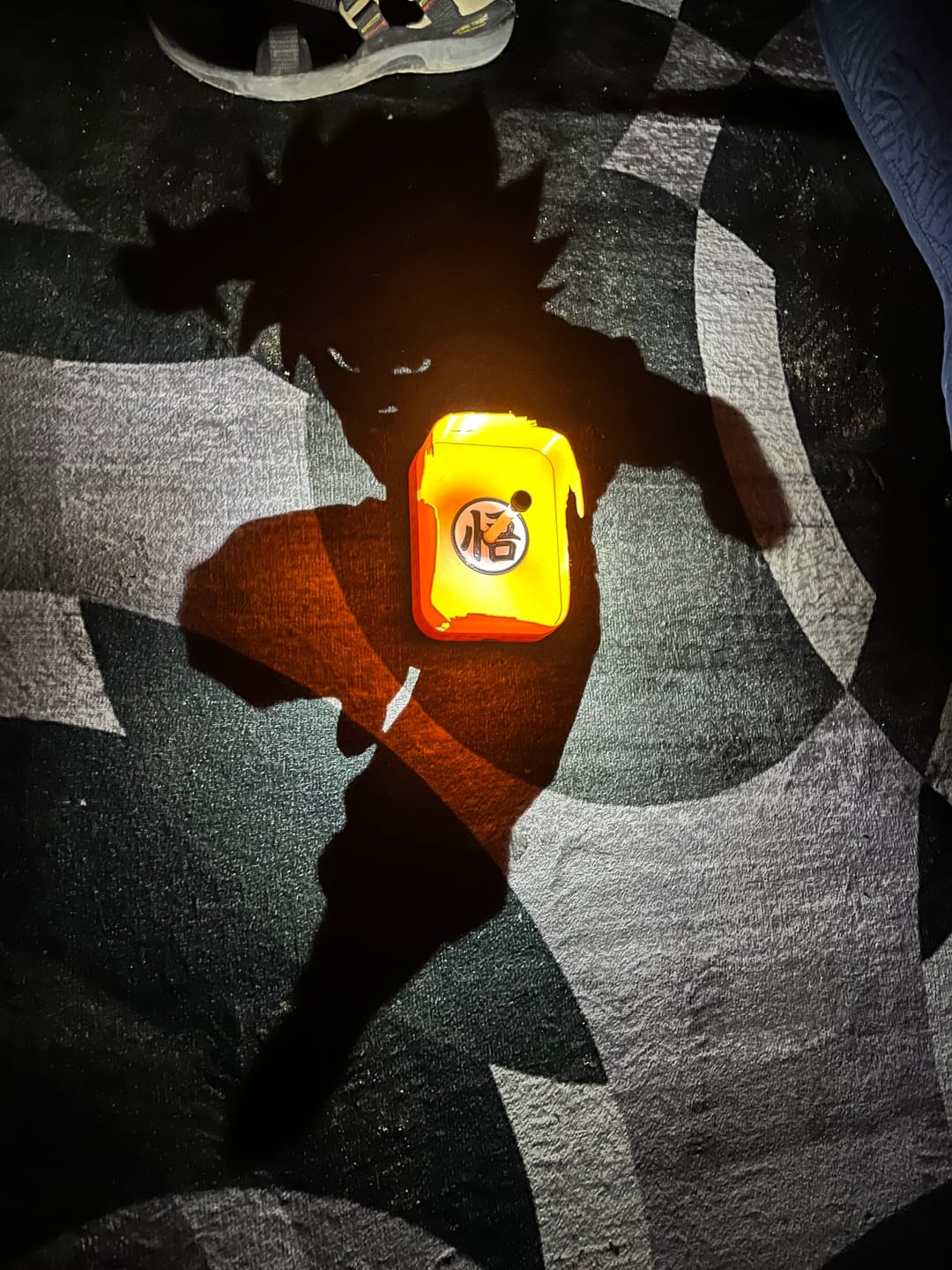 Customer photo review of Goku Shadow Projection Wall Lamp