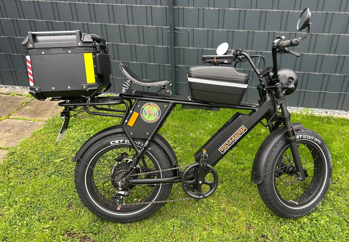 Customer photo review of Onemile Scrambler S/V PRO Rear‑view mirror