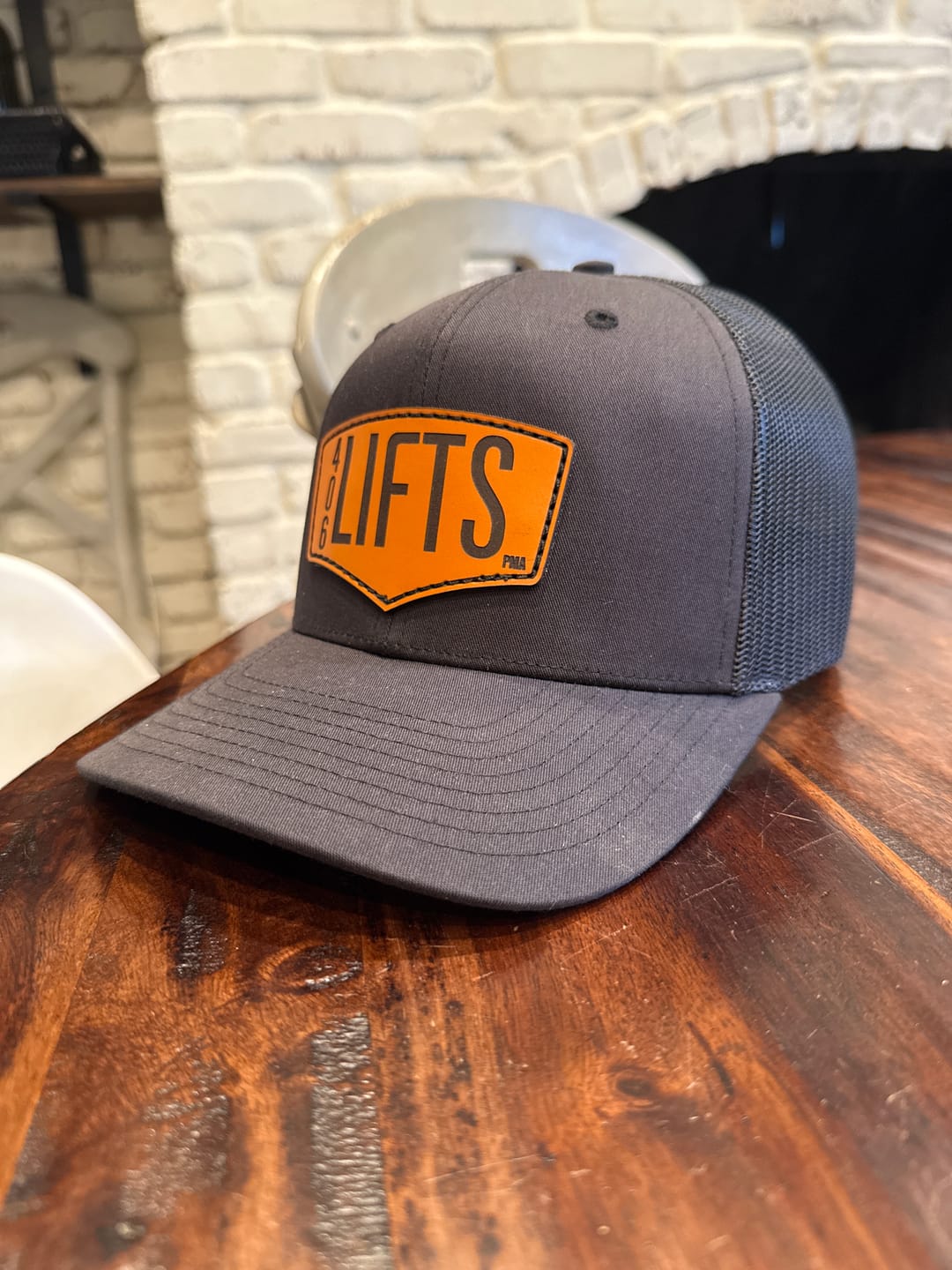 Customer photo review of Richardson 112 Custom Leather Patch Hats