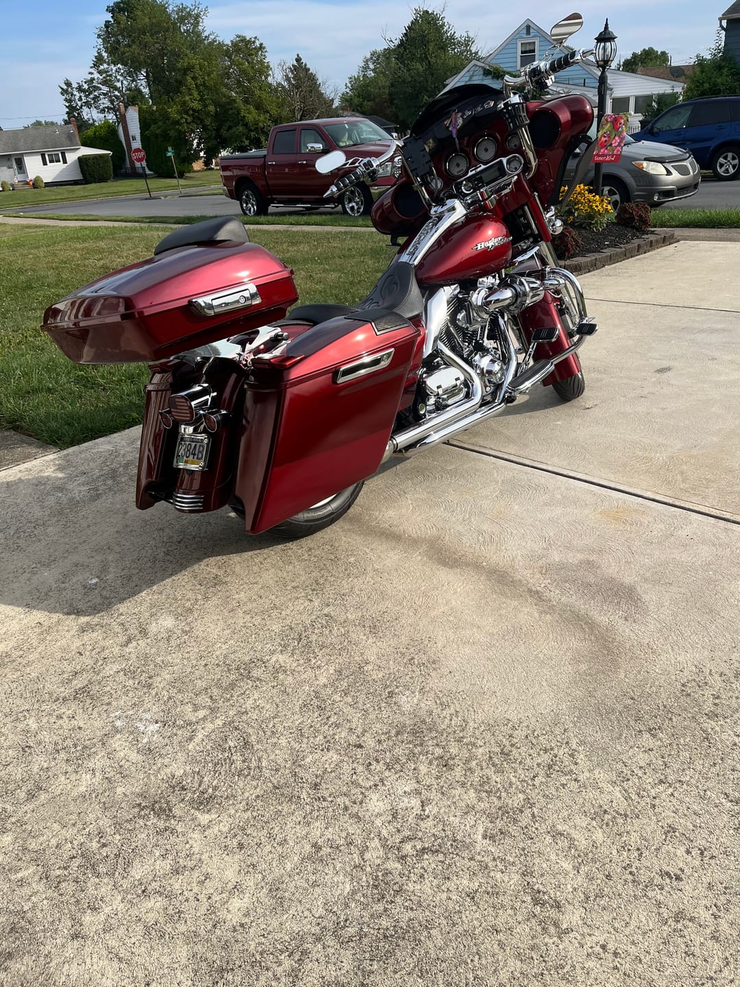 Customer photo review of 3.93" Stretched Saddlebag Bottoms For Harley Davidson 2014+ Touring