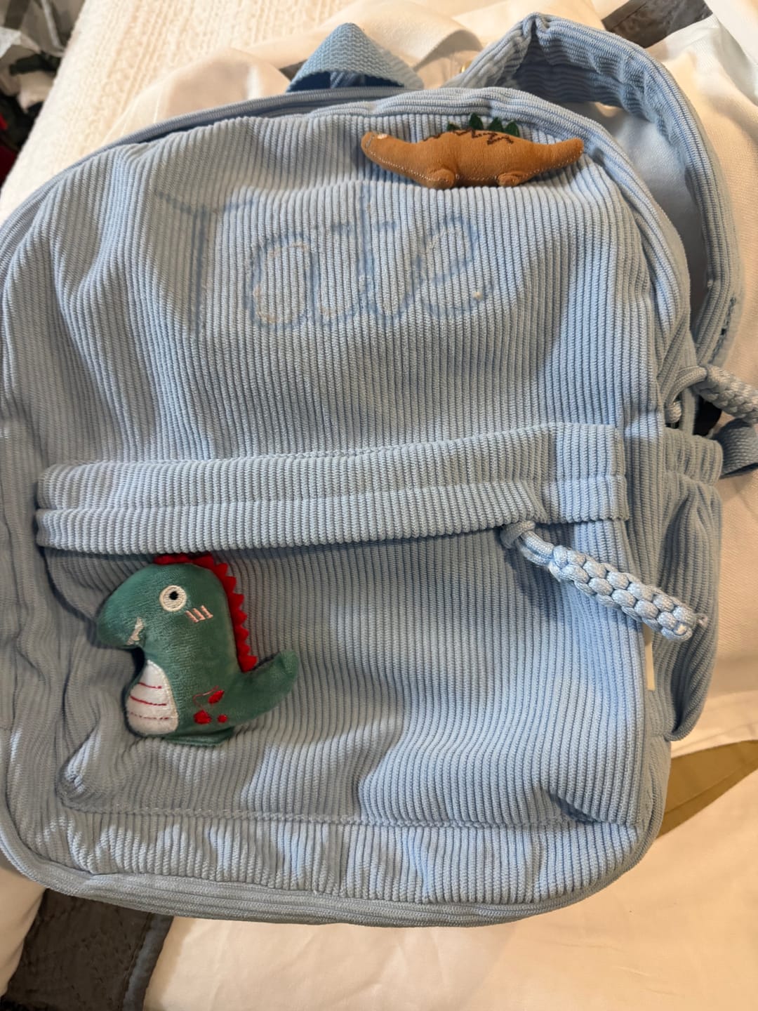 Customer photo review of K&C - Personalized Knitted Backpack