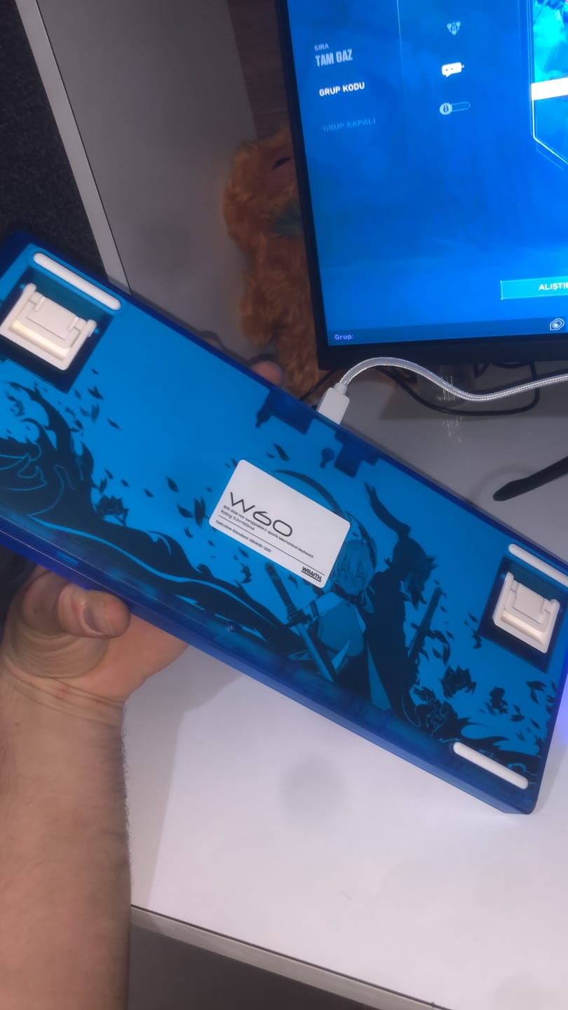 Customer photo review of Wraith W60 Klavye (Manyetik Switch / HE)
