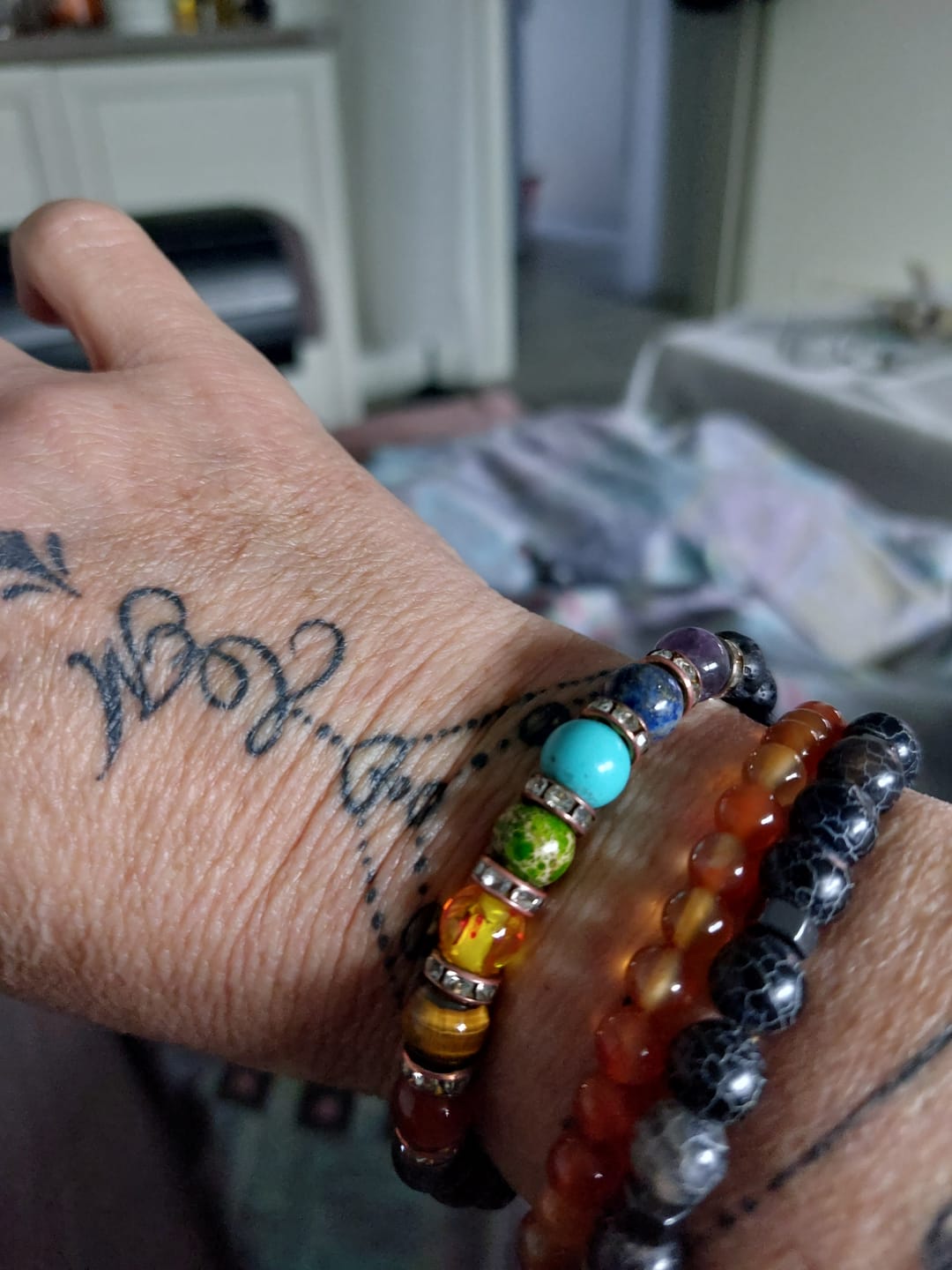Customer photo review of 7 Chakren Aktivierungs Armband
