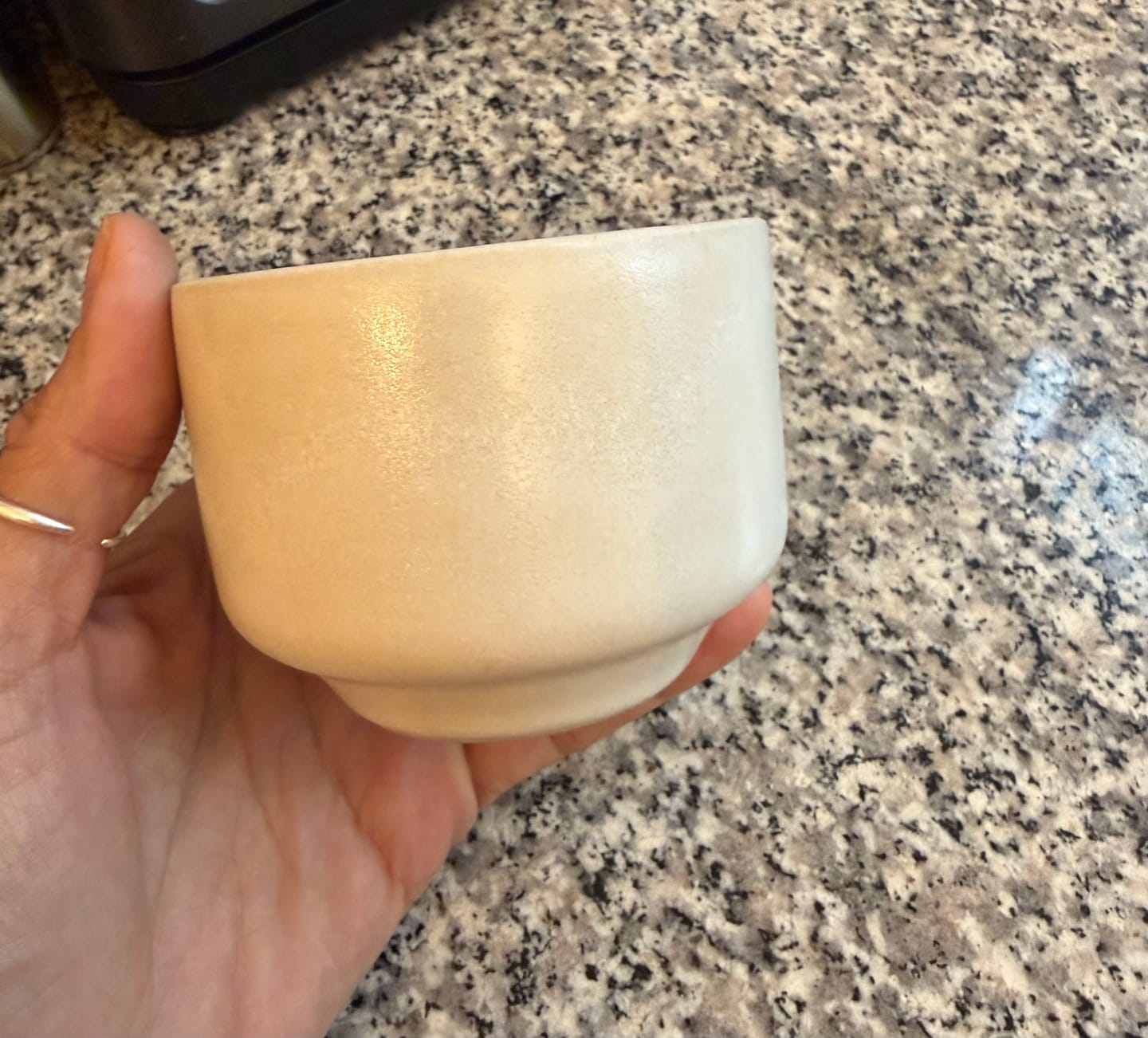 Customer photo review of כוס קפוצ׳ינו (הפוך קטן) - סדרת מלס