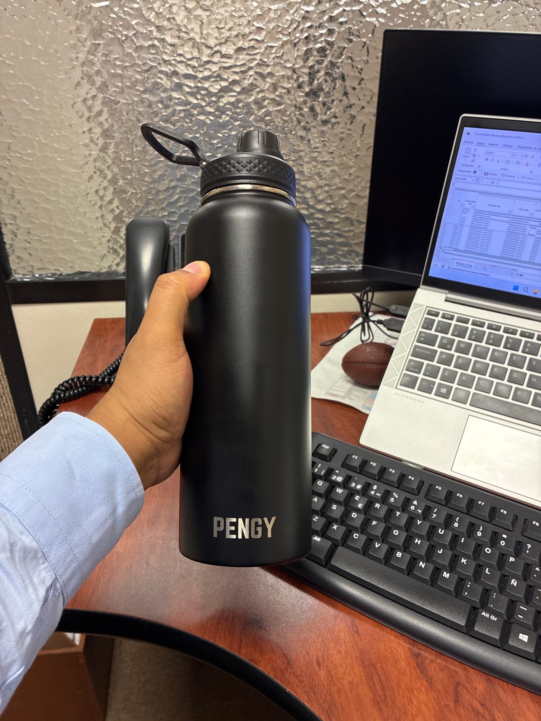 Customer photo review of Termo Pengy PRO con Agarre Móvil