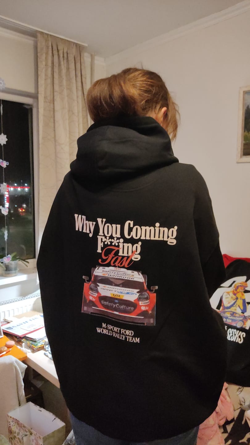 Customer photo review of Oversized Hoodie WHY SO FAST