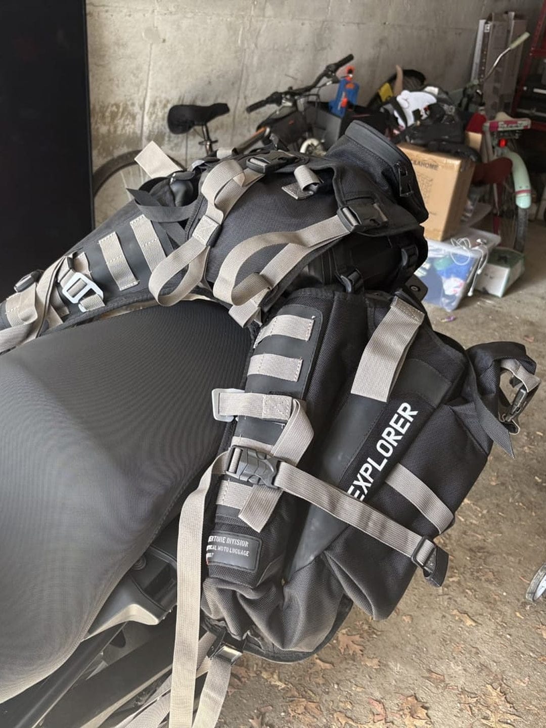 Customer photo review of 40L - Odyssey ADV Touring Luggage System