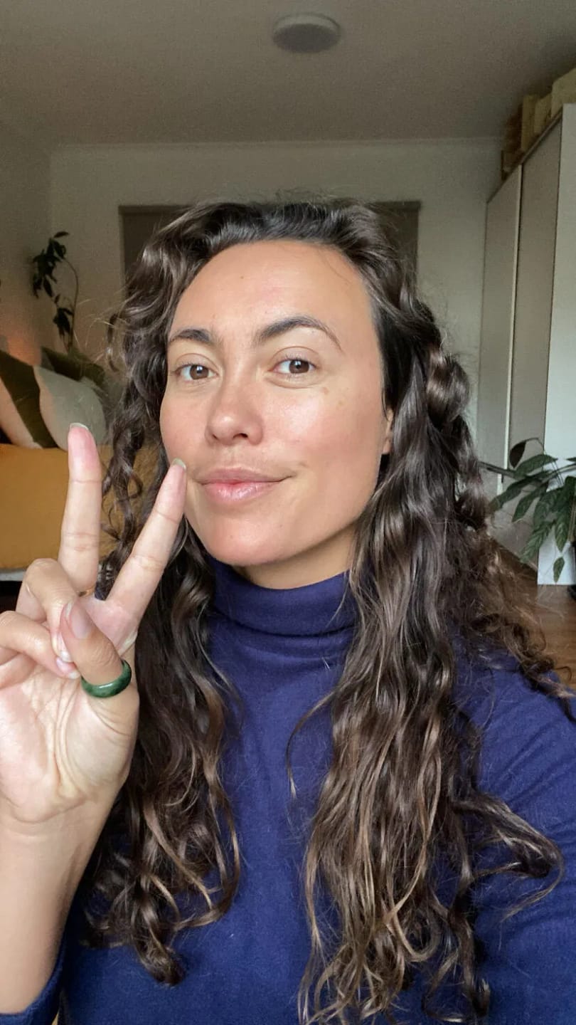 Customer photo review of Huile botanique croissance+