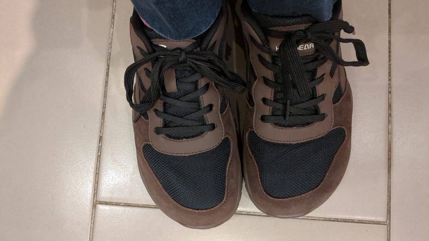 Customer photo review of Hareball - Wide Toe Sneakers