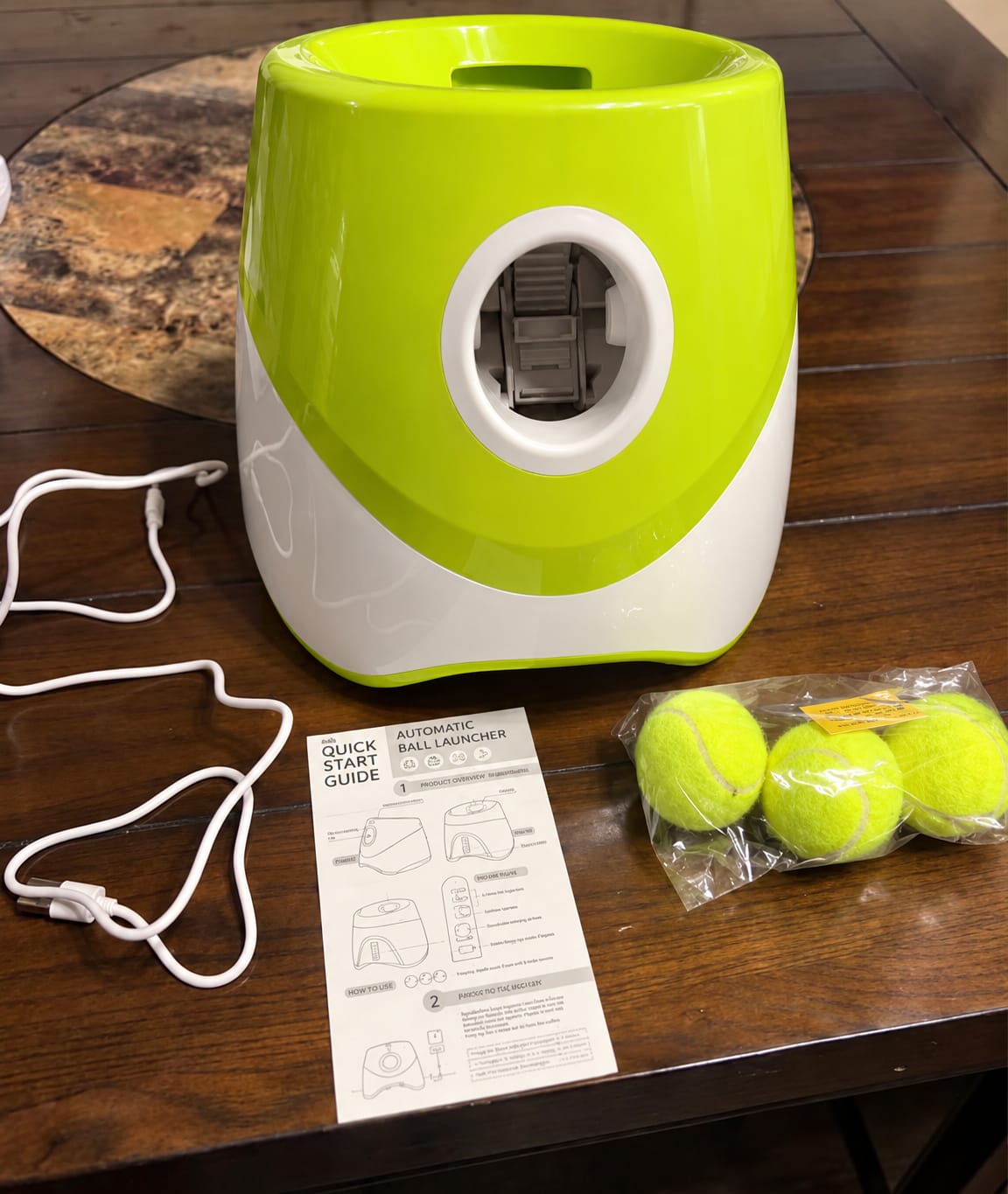 Customer photo review of TheraPaw™ Automatic Dog Ball Launcher